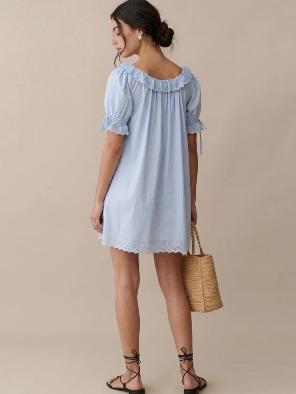 Few Moda kourt Juliet cotton Mini Dress